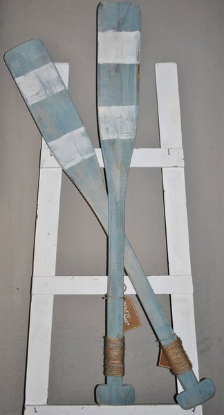 Paddel Elian L 90 cm Birke Blau/Weiß